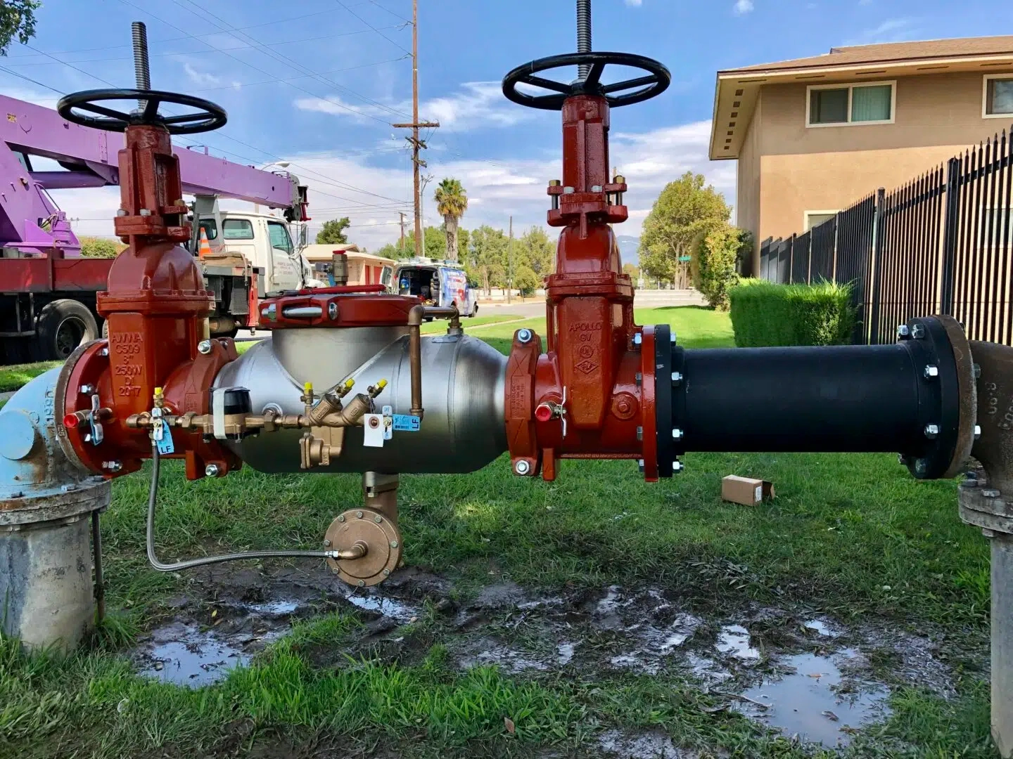 An old backflow prevention assembly.