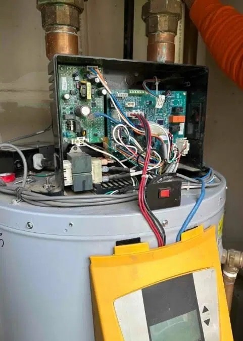 A boiler unit.