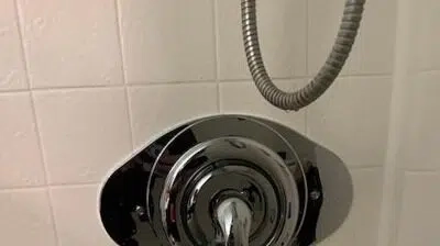 A shower handle replacement.