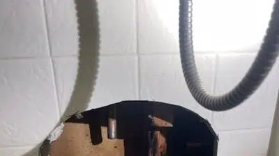 A shower valve.