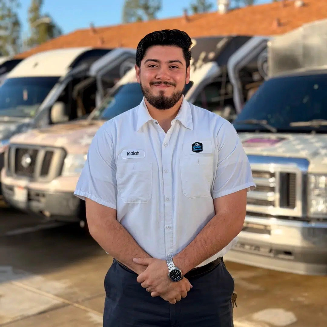 Isaiah, plumbing technician at Ramco Plumbing, Heating & Air