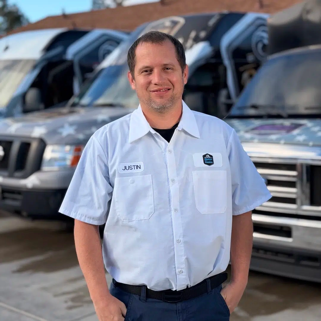 Justin, plumbing technician at Ramco Plumbing, Heating & Air